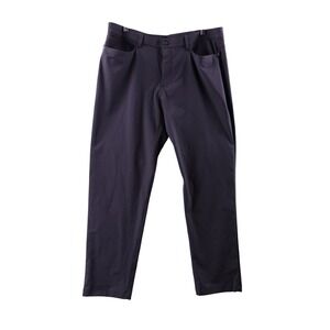 Lululemon ABC Pants Slim Fit Charcoal Gray Mens Size 38 Performance Stretch